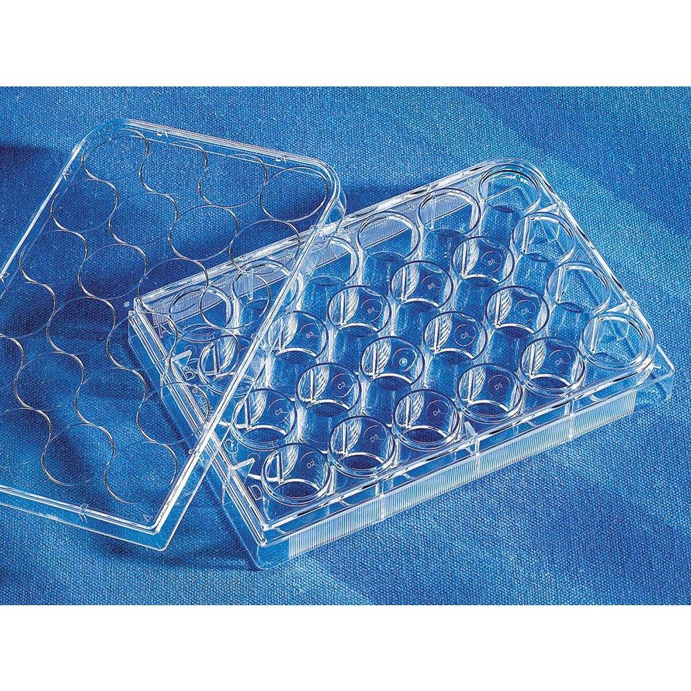 3524Corning24孔细胞标准培养板, TC表面, 单独或单个成套包装, 带盖，灭菌 1个/包, 100包/箱