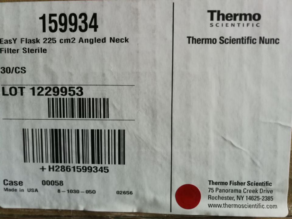 Nunc货号159934现货225cm²细胞培养瓶(过滤)1