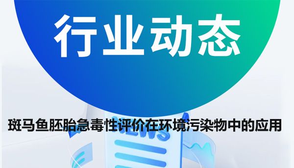 评价方案｜斑马鱼胚胎急毒性评价在环境污染物中的应用