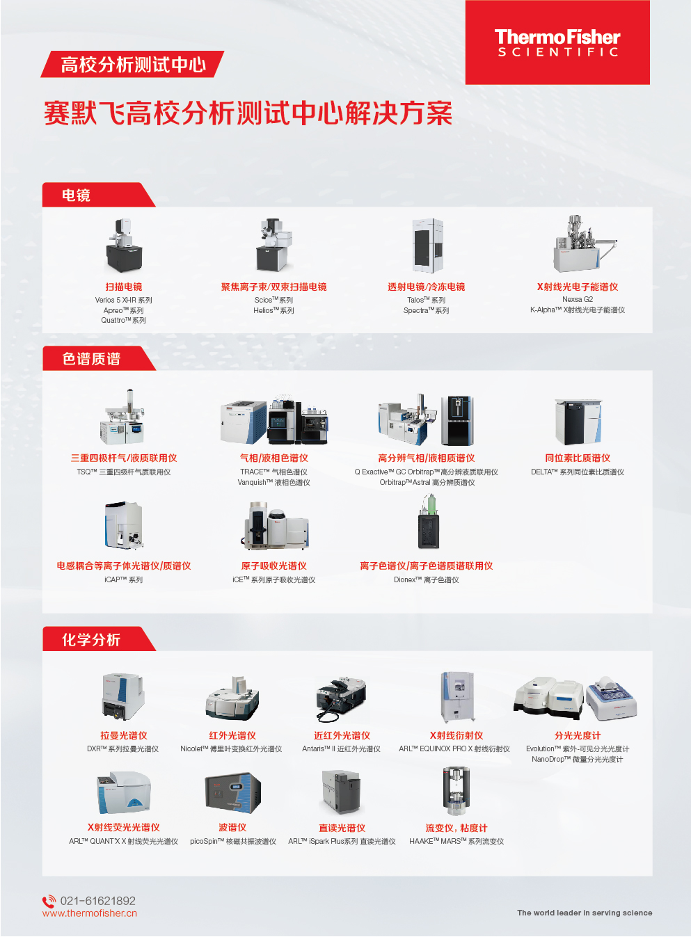 仪器设备更新 | 赛默飞助力高效科研设备升级与技术革新 - 分测中心