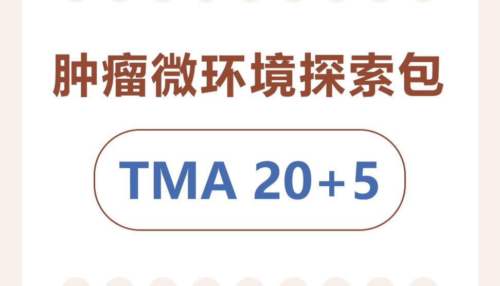 折上折！"TMA 20+5"肿瘤微环境探索包, 助您发现组织奥秘！