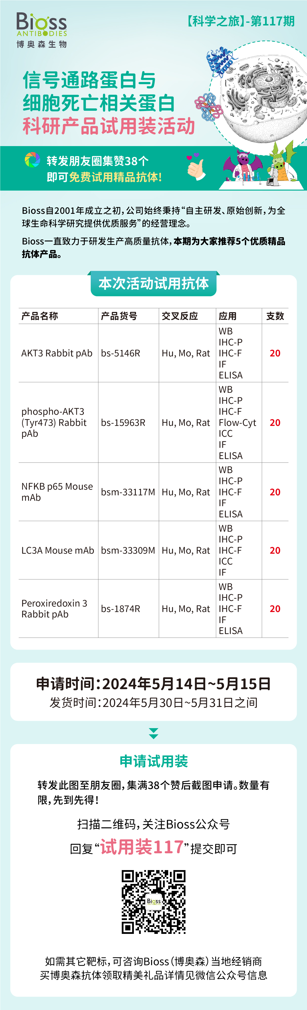 科学之旅 | 第117期试用装活动