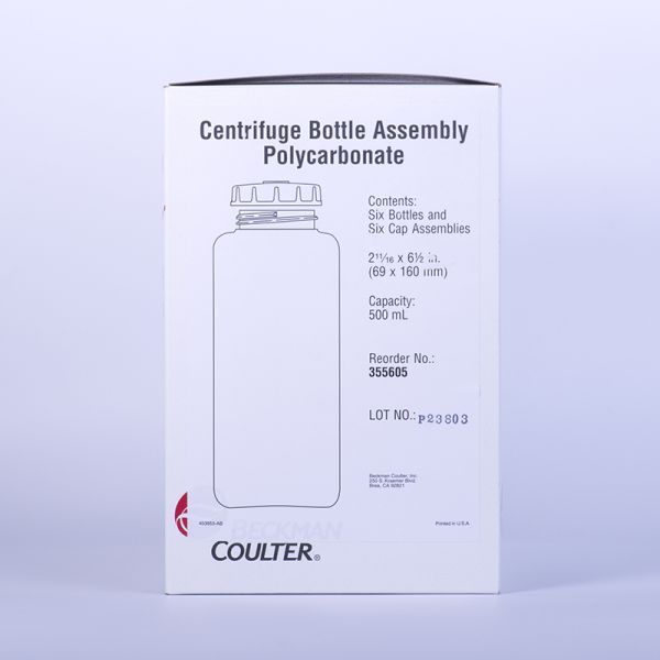 beckman贝克曼500mL 聚碳酸酯宽口离心瓶(带盖)(6个)