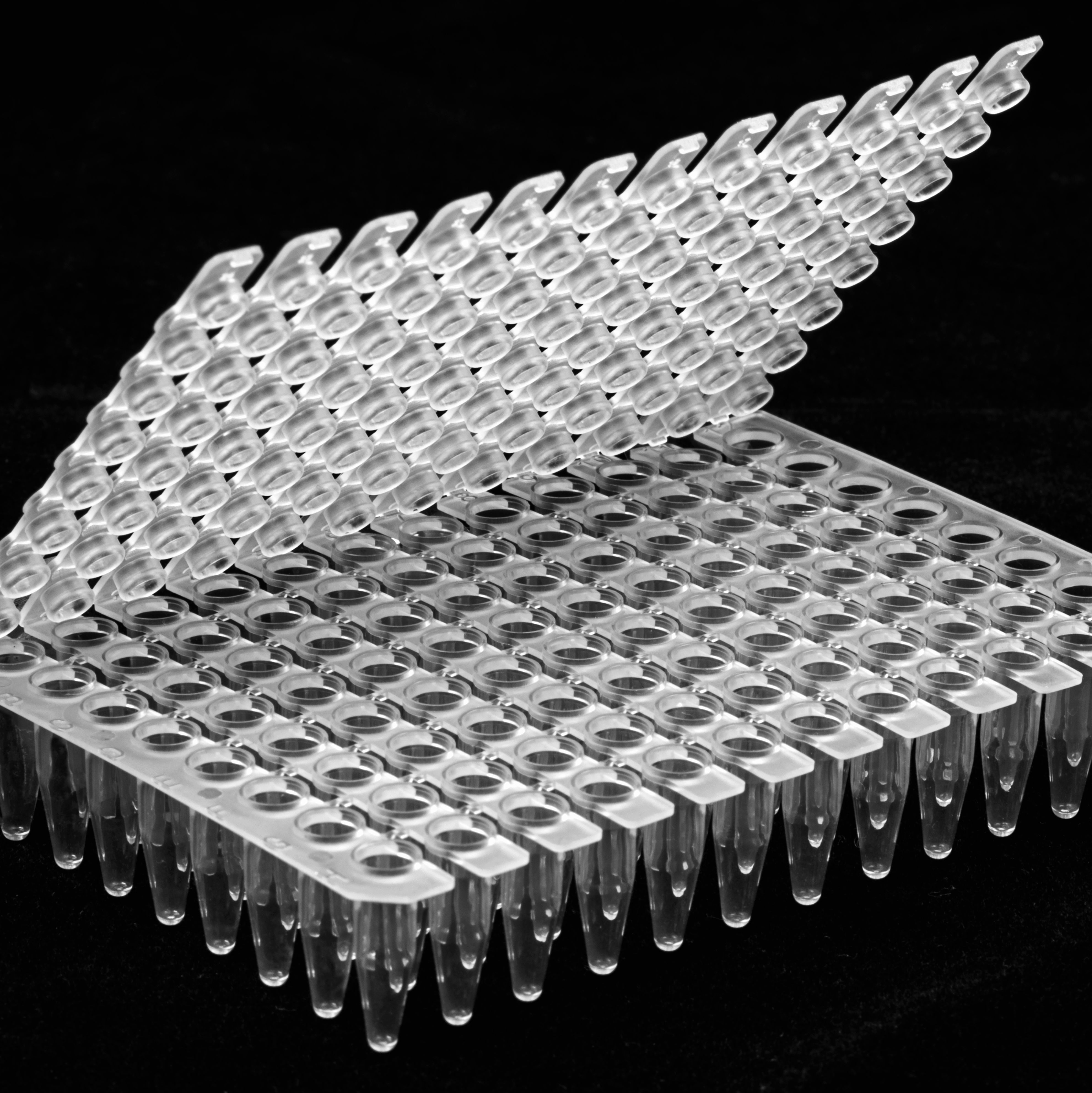 PCR冻干/预分装试剂专业耗材薄壁0.2mL 8联PCR高管透明 +光学平盖