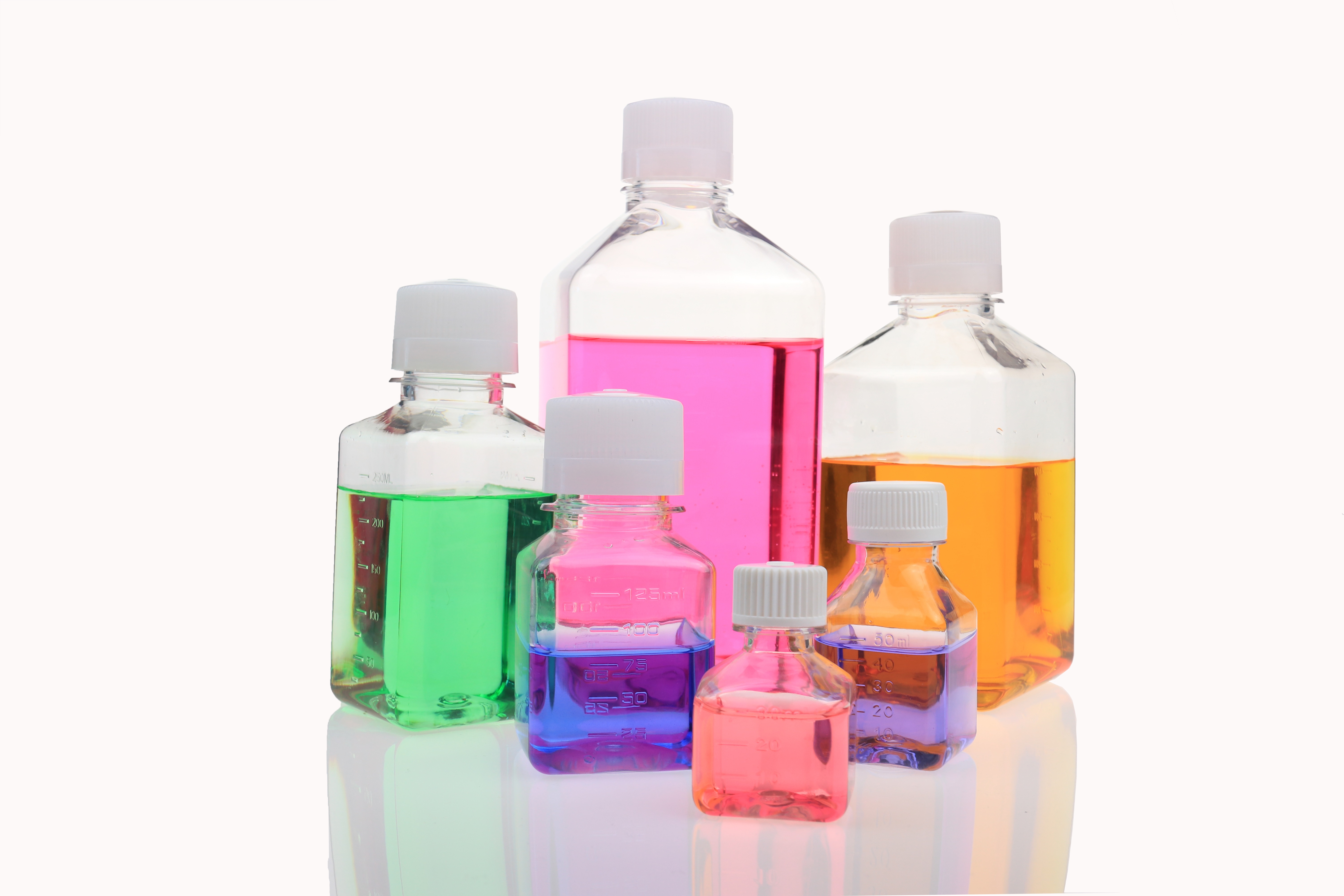 斜口方形培养基瓶在高通量培养中的应用