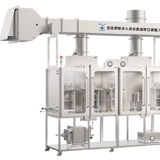 负压柜型非人灵长类动物口鼻吸入暴露系统