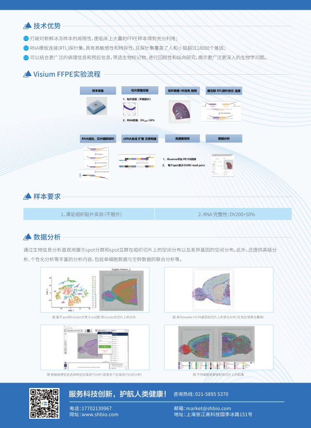 FFPE空间转录组单页