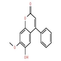 6-羟基-7-甲氧基-4-苯基香豆素;黄檀素