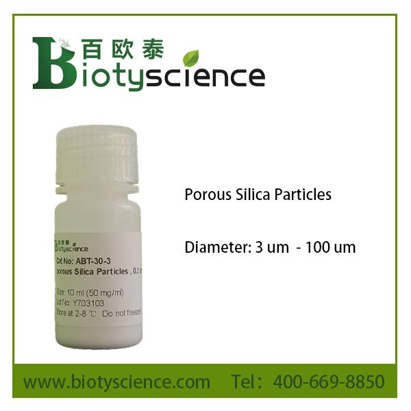 Porous Silica Particles/多孔微球/介孔二氧化硅/多孔二氧化硅-NH2, 2 um