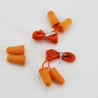 子弹头耳塞，颜色: 橙色;材质: PU;包装: 10×5个，芯硅谷