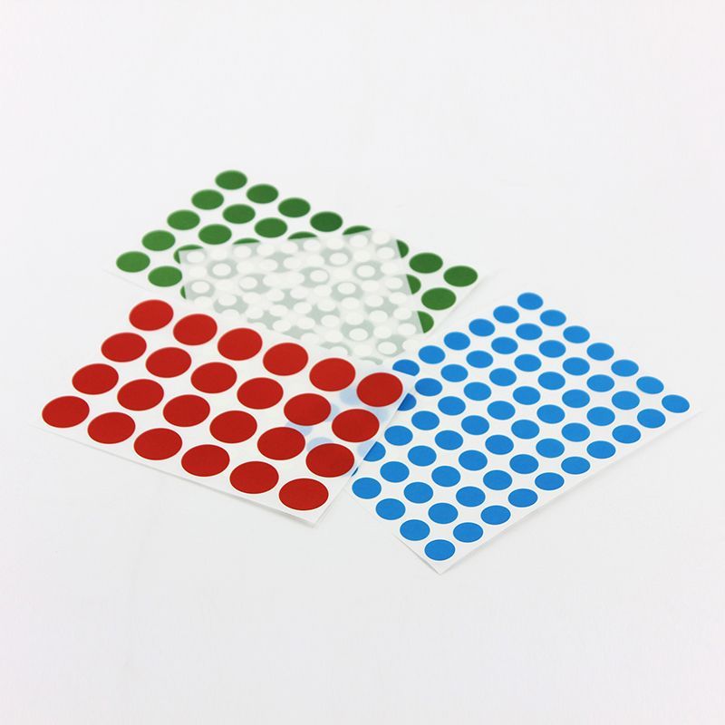 圆点标签，颜色: 蓝色;圆点直径: Φ12mm;包装: 10 pieces，芯硅谷