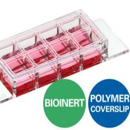 ibidi  µ- Slide 8孔独立高壁生物惰性腔室载玻片-80800