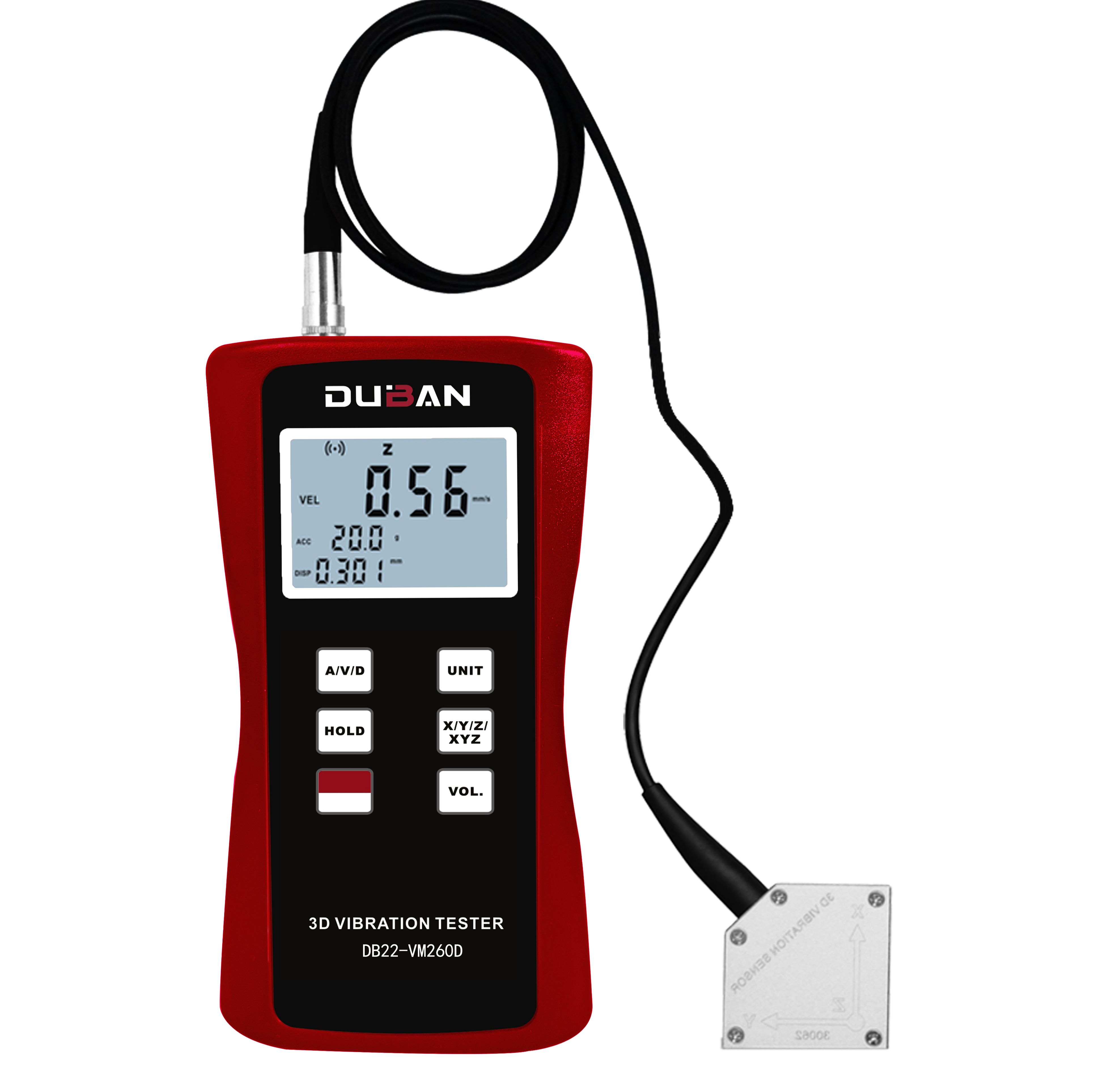 3D 三轴振动仪 DB22-VM260D