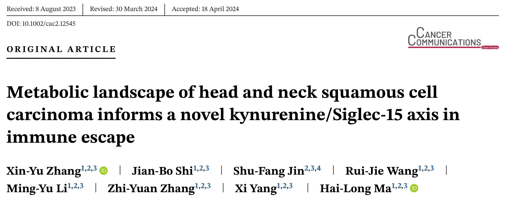 绘谱导读 | 肿瘤代谢研究新知：犬尿氨酸、N-乙酰天冬氨酸、牛磺胆酸、磷脂重塑、节律、线粒体代谢