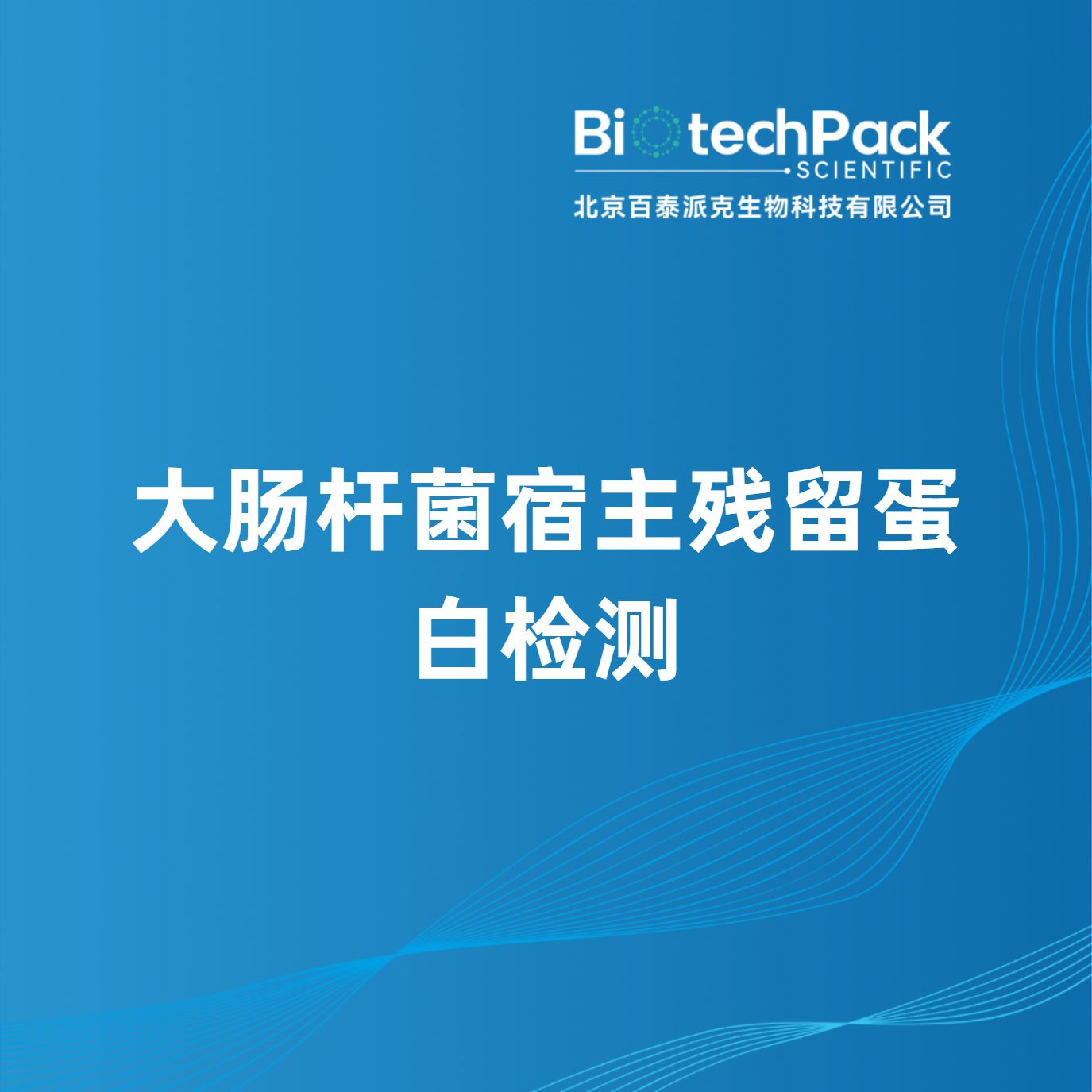 大肠杆菌宿主残留蛋白检测