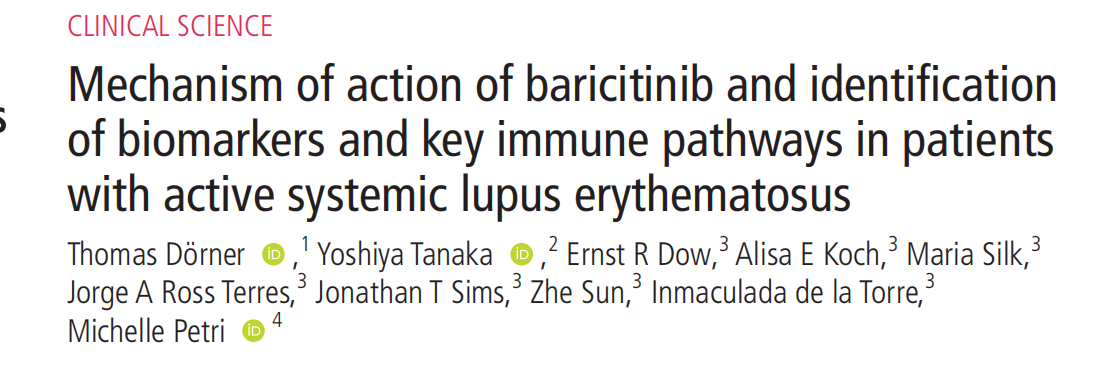 文献解读 | 活动性系统性红斑狼疮患者的作用机制及生物标志物和关键免疫通路的鉴定