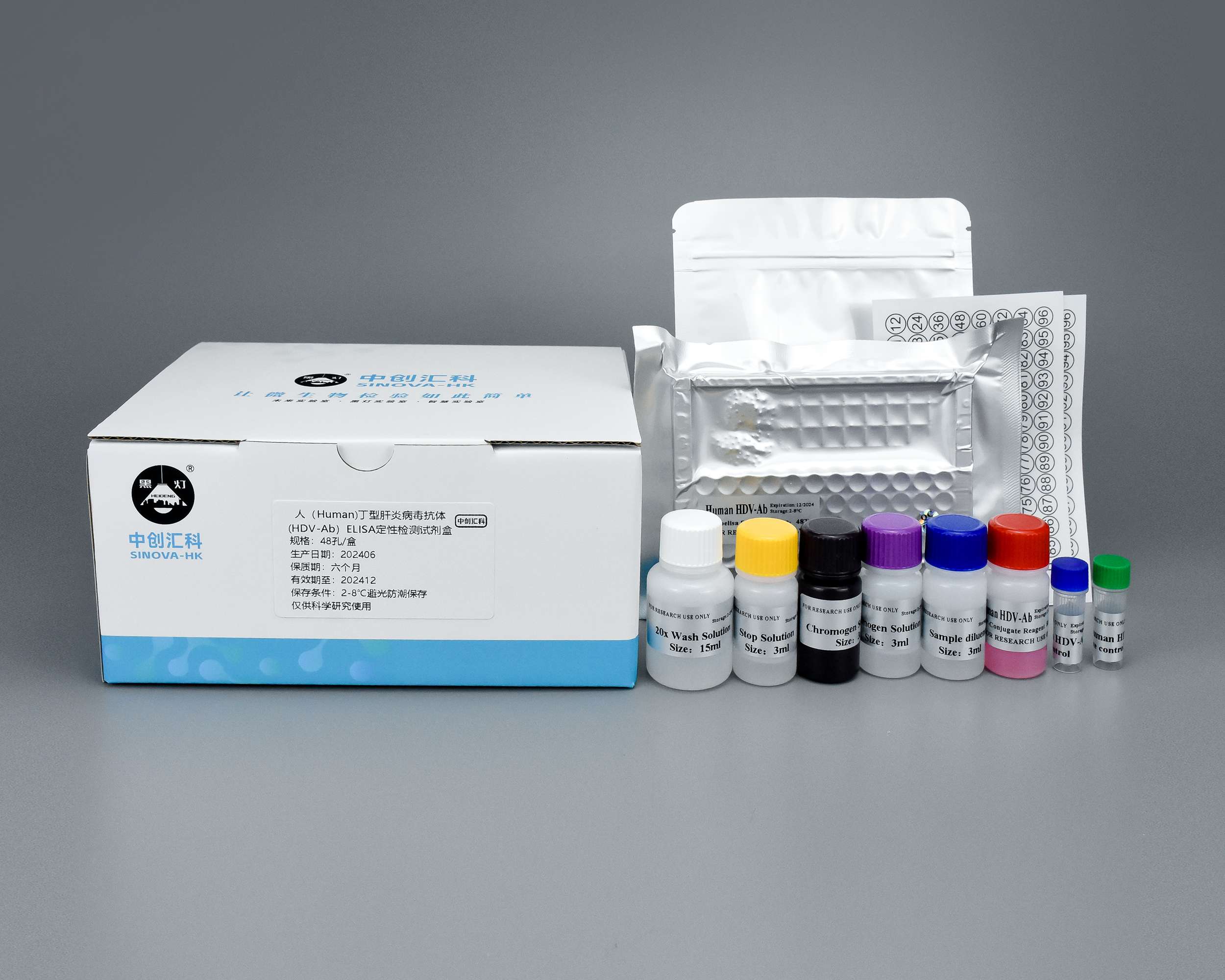 人（Human）丁型肝炎病毒抗体（HDV-Ab） ELISA