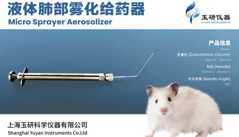 文献速递 | IF=10.7玉研肺部雾化给药装置助力肺损伤疾病的预防与治疗