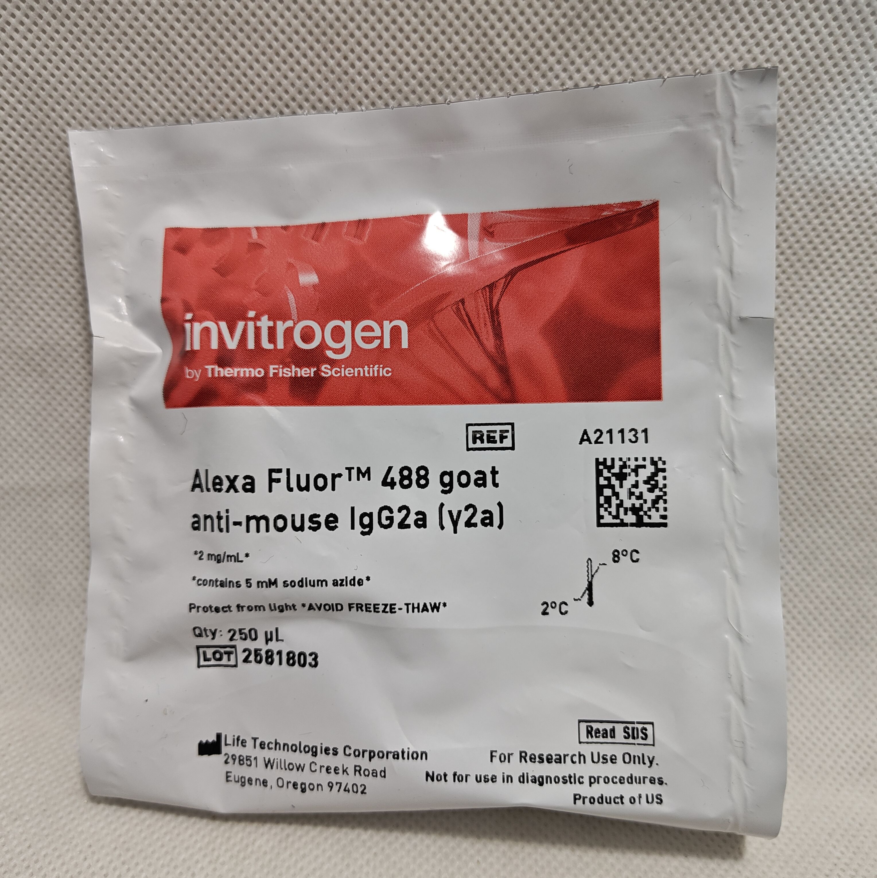 invitrogen a21131 goat anti