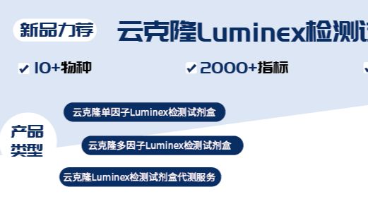 SCI的捷径，数据可用性更强！Luminex多因子检测试剂盒