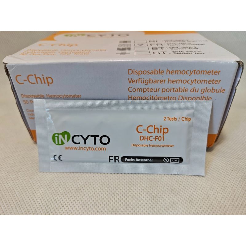 INCYTO DHC-F01脑脊液细胞计数芯片Fuchs Rosenthal 50个/盒