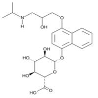 (±)-4-hydroxy Propranolol β-D-Glucuronide