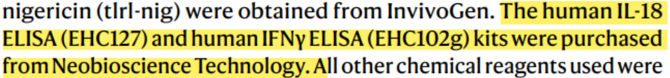 欣博盛产品推荐｜白细胞介素（ILs）ELISA试剂盒