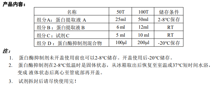 昆虫组蛋白提取试剂盒