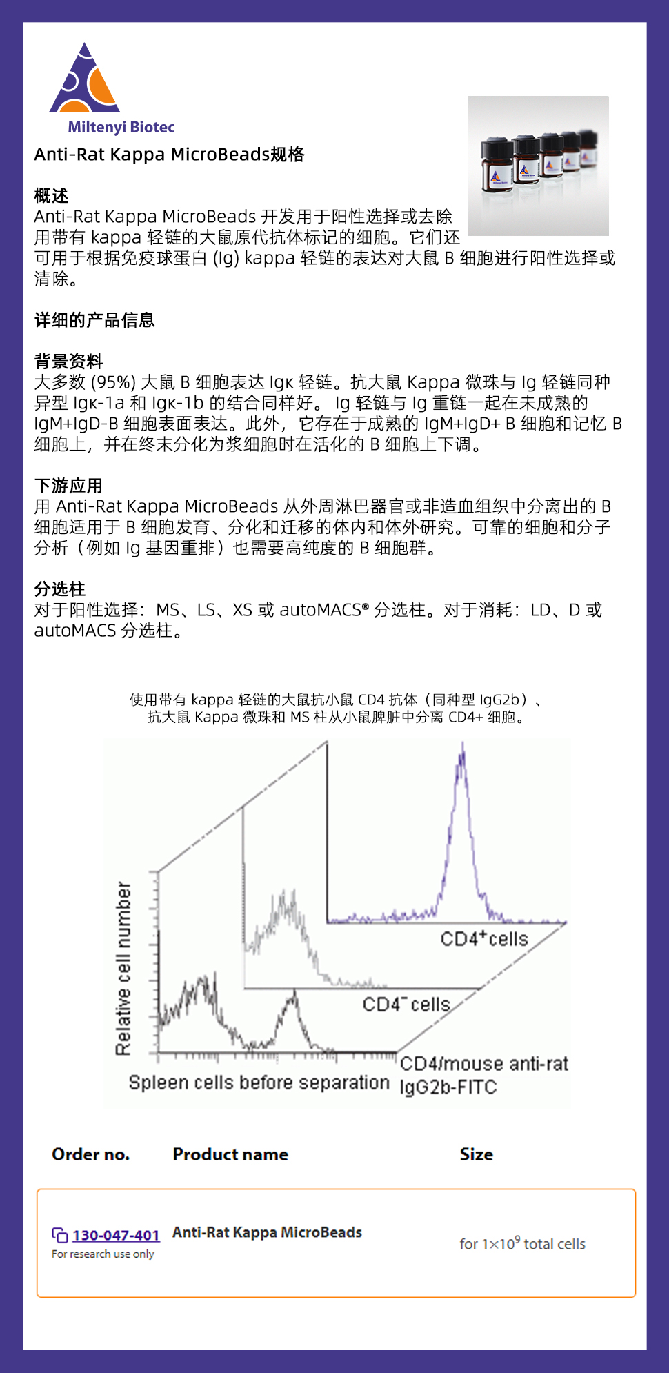 美天旎 130-047-401 Mouse Anti-Rat