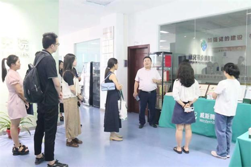 热烈欢迎义翘神州总经理张杰博士一行到威斯腾生物产业研究院交流访问