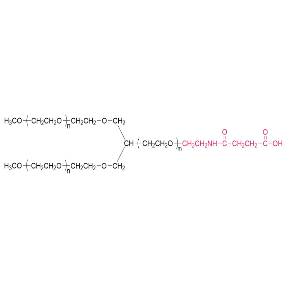 Y型聚乙二醇琥珀酸(酰胺键),Y-shape PEG-SAA