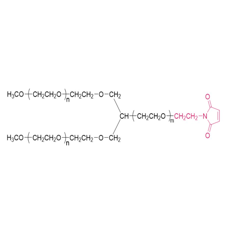 Y型聚乙二醇马来酰亚胺(醚键),Y-shape PEG-MAL