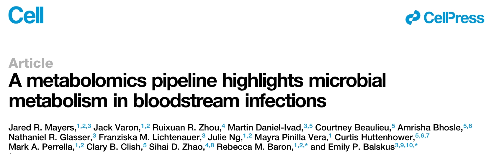 Cell | 多胺代谢有助改善抗生素耐药！