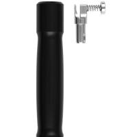 带可更换尖端的黑色打耳器