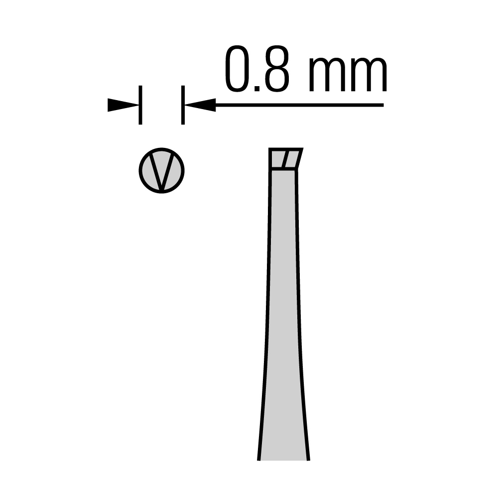 Micro-Adson 镊子 - 锯齿状/直型/12cm