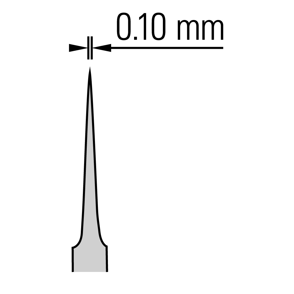 杜蒙 #5XL 镊子 - 标准尖端/直型/不锈钢/15 厘米