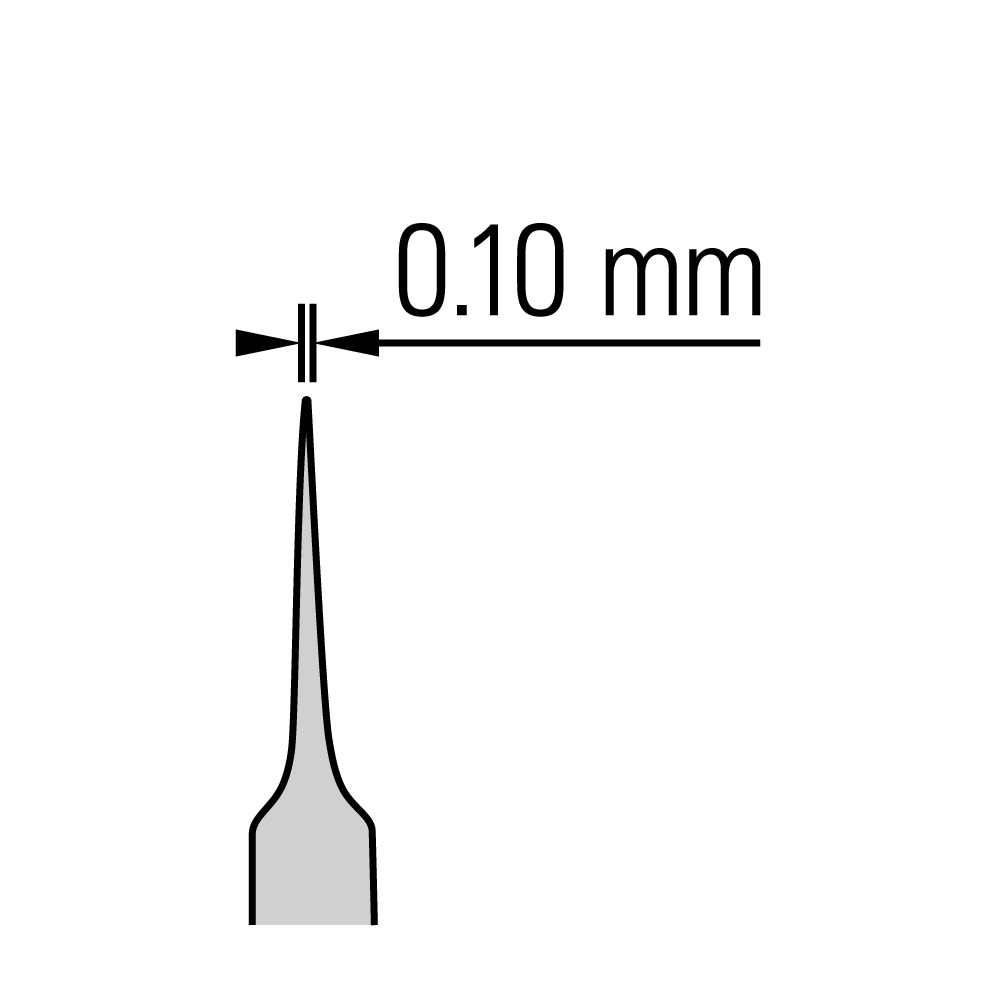 精细镊子 - 镜面抛光