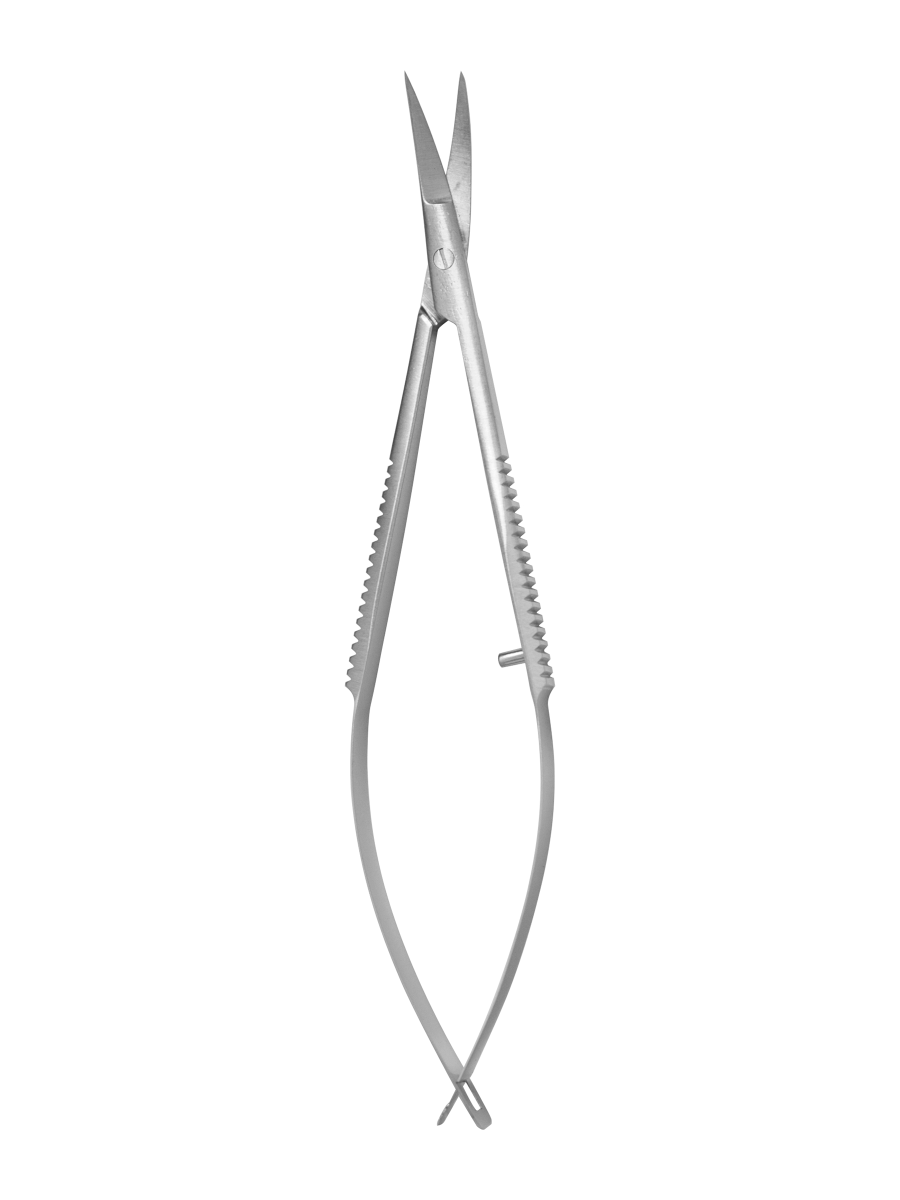 Castroviejo弹簧剪刀 - 上弯/锋利/10cm/1