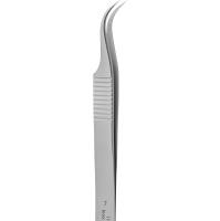 杜蒙 #7 细镊子 - 生物学尖端/弯曲/不锈钢/11.5 厘米