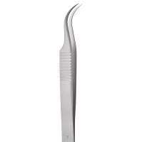 杜蒙 7 镊子 - 微型钝标准尖端/弯曲/不锈钢/11.5 厘米