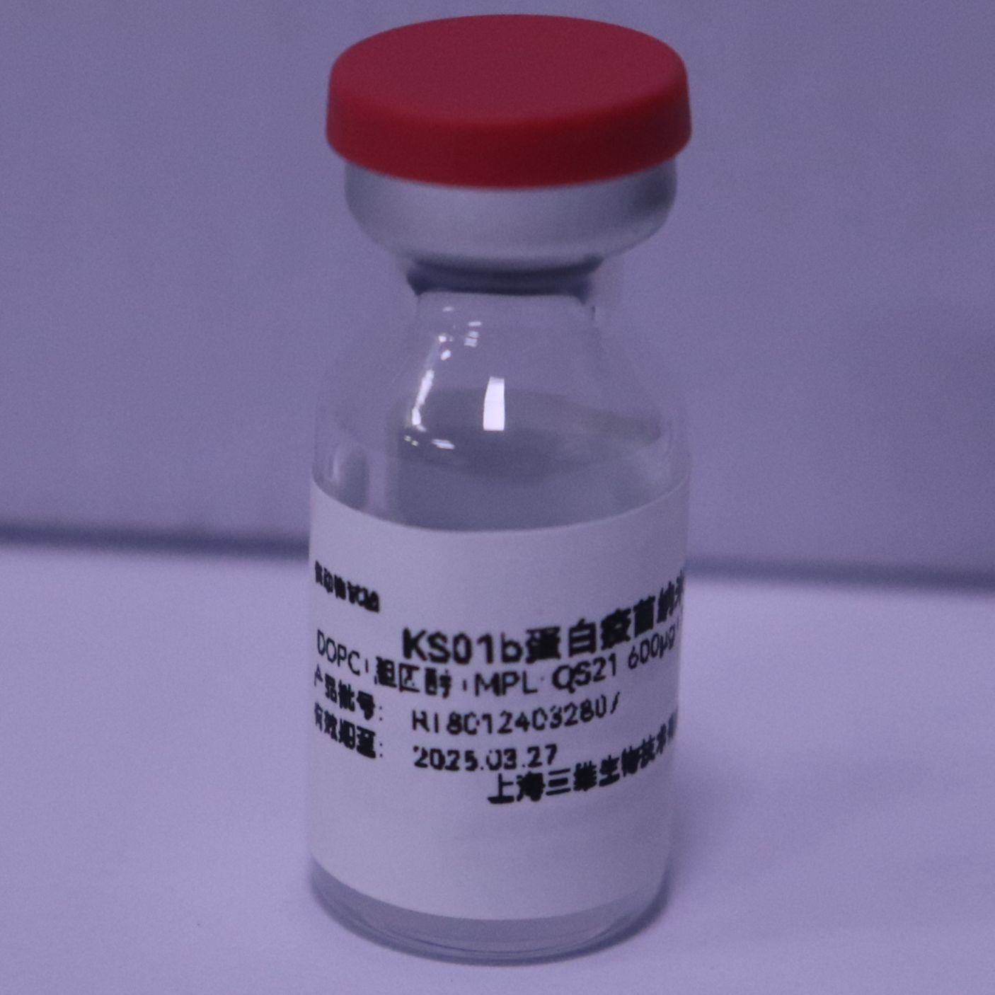 KS01b蛋白疫苗纳米脂质体佐剂