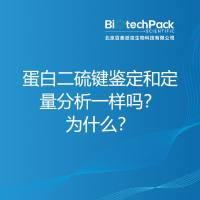 蛋白二硫键鉴定和定量分析一样吗？为什么？