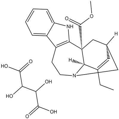 Catharanthine hemitartrate