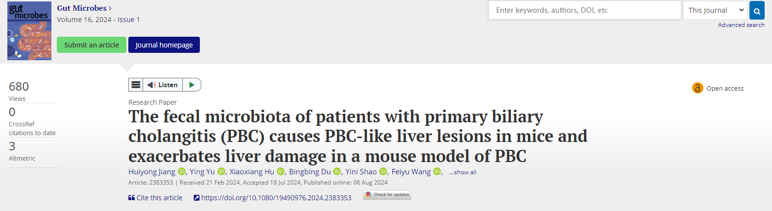 原发性胆汁性胆管炎机制不明确？“代谢组+转录组”面前“无处遁形”，12分，轻轻又松松！