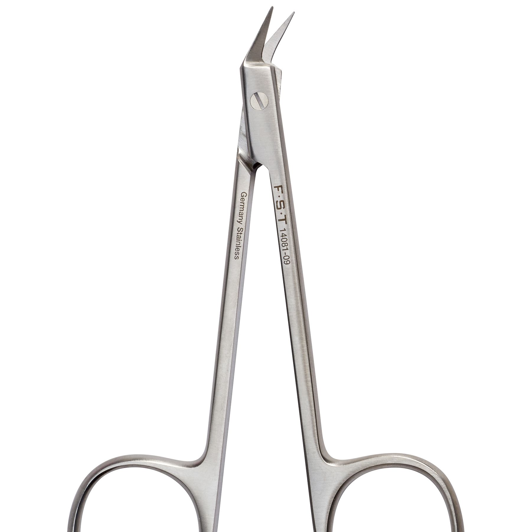 解剖剪刀 - 细长刀片/倾斜到侧面/锋利-锋利/10 厘米