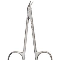 解剖剪刀 - 细长刀片/倾斜到侧面/锋利-锋利/10 厘米