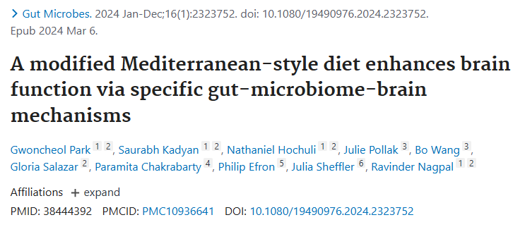 减脂人士有福啦！“微生物组+代谢组”分析12分+文章告诉你，减脂餐可以改善阿尔兹海默病！