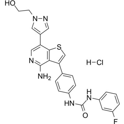 Ilorasertib hydrochloride