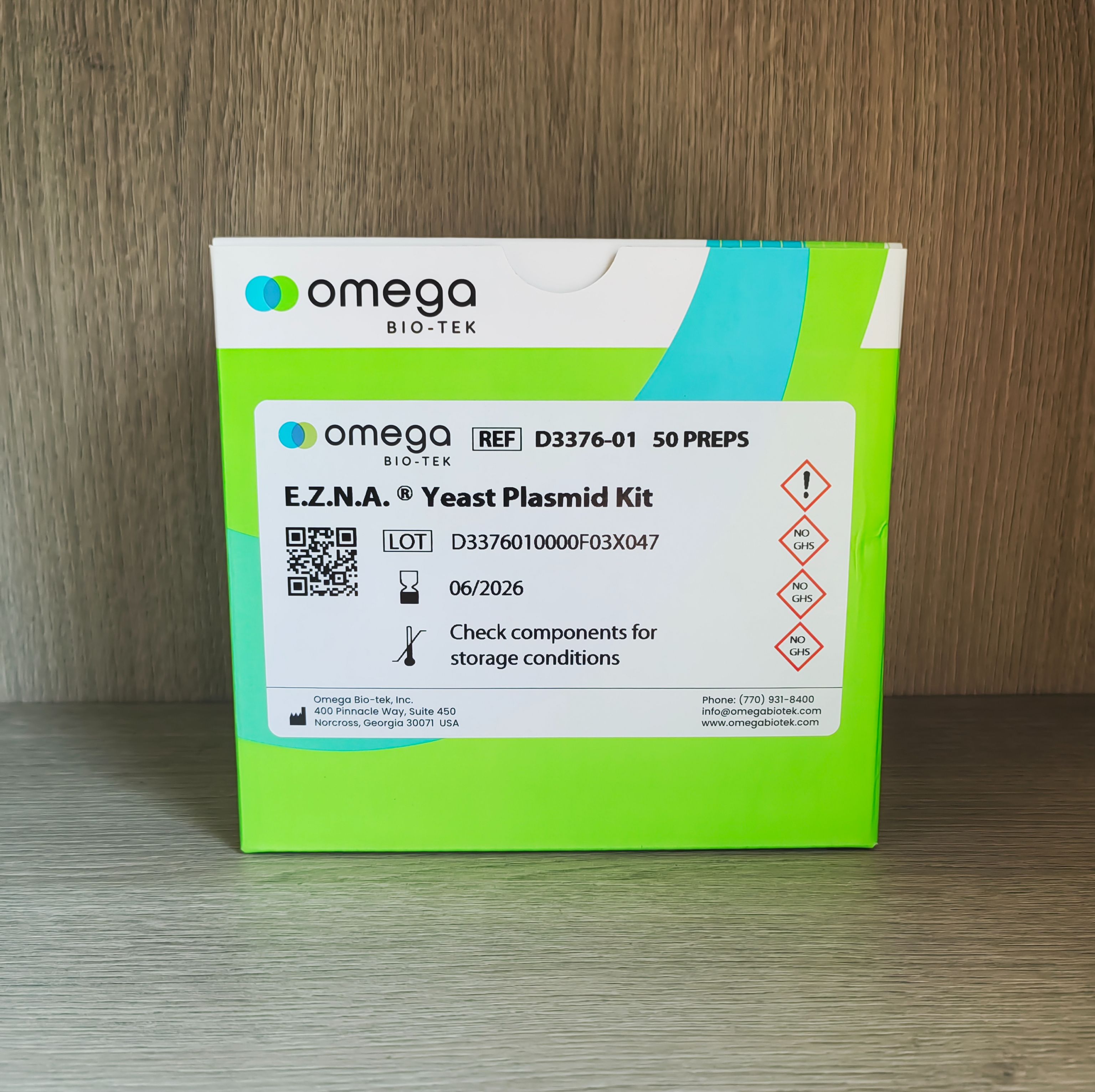 Omega 酵母质粒提取试剂盒 E.Z.N.A. Yeast Plasmid Kit D3376-01