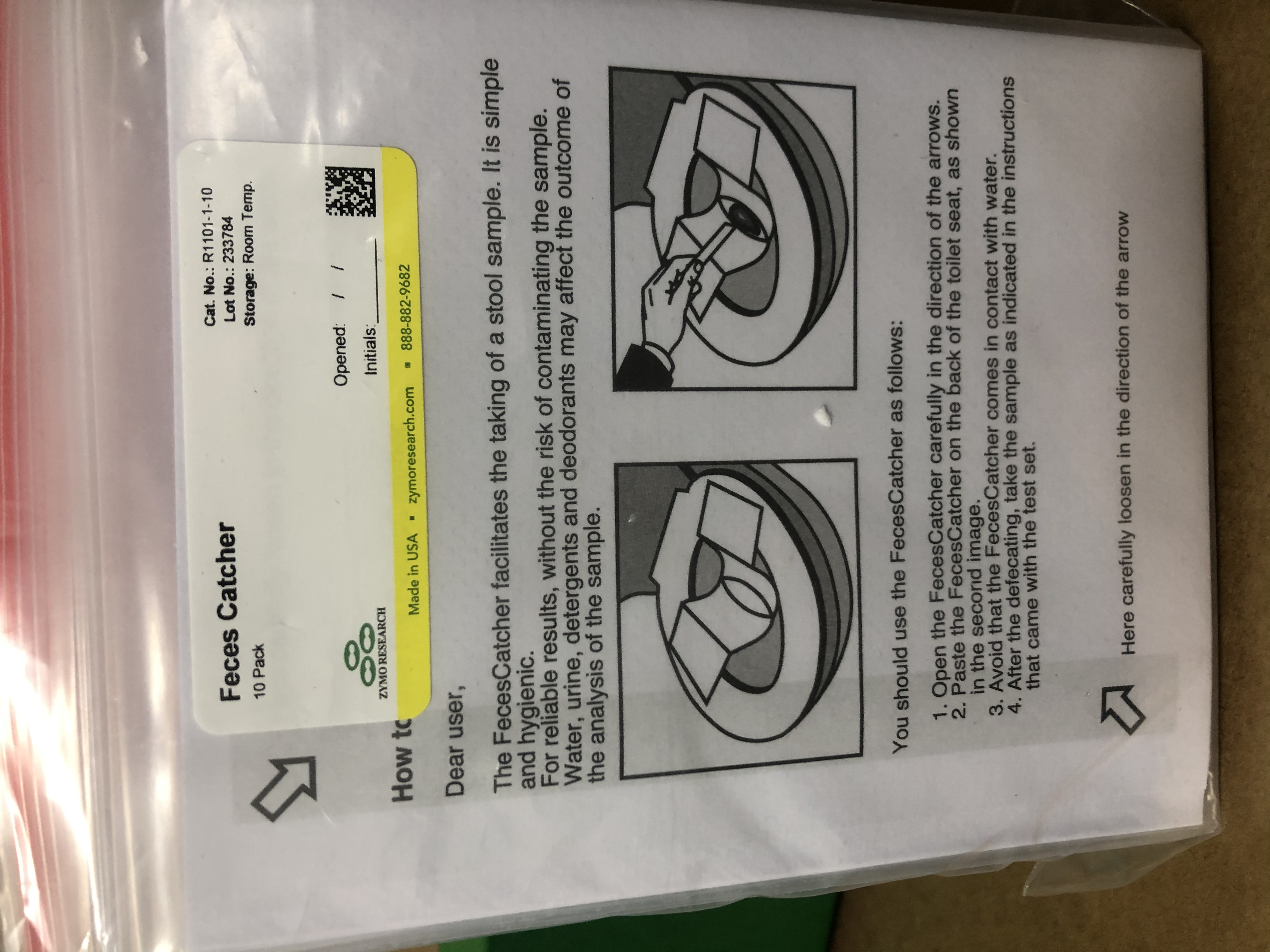F8318 Zymo Research货号R1101-1-10粪便收集器(Feces Catcher)上海睿安生物13611631389价格_品牌 ...
